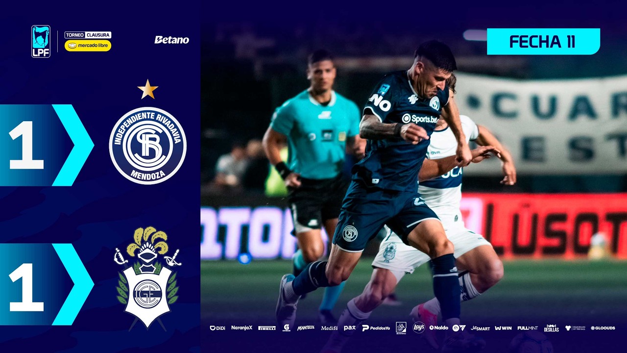 [아르헨티나 리그] INDEPENDIENTE RIVADAVIA 1 : 1 GIMNASIA | Resumen del partido | #TorneoMercadoLibre Clausur