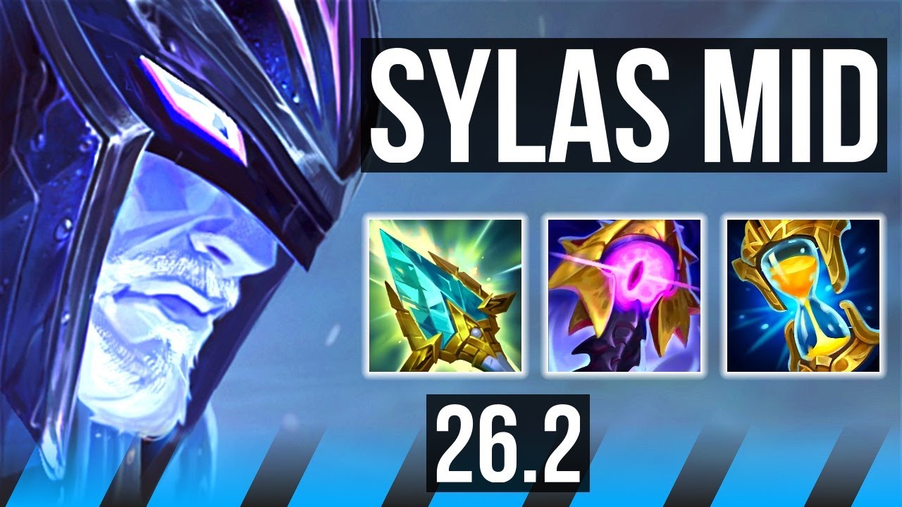 SYLAS vs YASUO (MID) | NA Grandmaster | 26.2