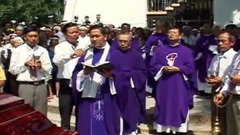 Lễ an táng cha cố Giuse Phan Văn Lung - phần cuối