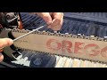 How to file a chainsaw chain!! Throw away your file guides!!