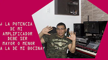 ¿Qué amplificador necesito para unos altavoces de 100w?