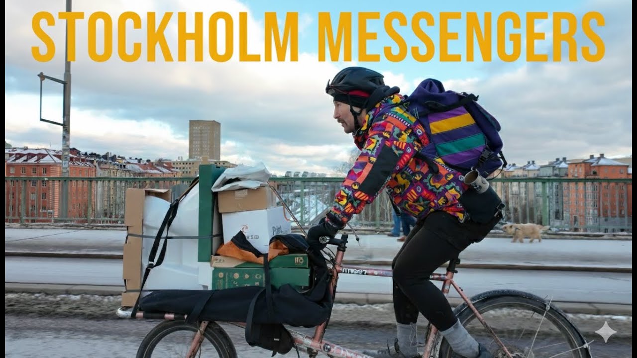 Winter Bike Messengers of Stockholm