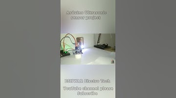 Arduino Ultrasonic sensor LED lights project / Eshwar  Electro Tech YouTube channel