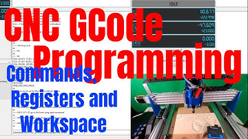 Manual GCode Programming Part-1 - Commands, registers, workspace and basic movement