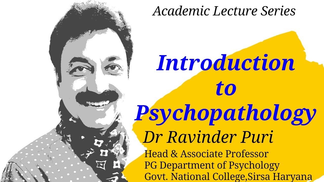 Introduction to Psychopathology