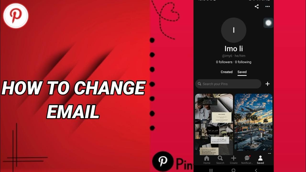 how-to-change-email-on-pinterest-app-youtube