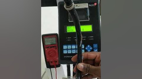 27 Hydraun Smart V2 Pressure transducer test with testing zig cable