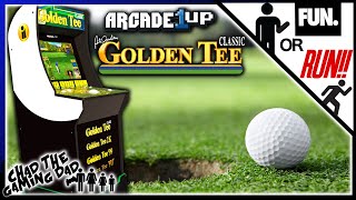 GOLDEN TEE Arcade 1Up | Fun or RUN! | Chad The Gaming Dad