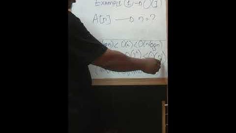 Algorithm Analysis (Non-recursive Algorithm) - Part 1