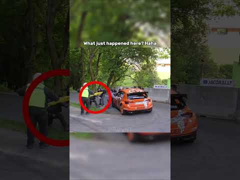 Funny Rally Moment: Fan Falls Twice Trying to Help!