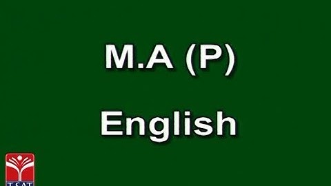 T-SAT || English - The Sounds of English - P2 || Presented By Dr BRAOU