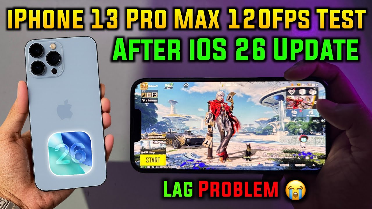 iPhone 13 Pro Max iOS 26 Update Performance Review | iOS 26 Update Bgmi Test | Don't Update iOS 26