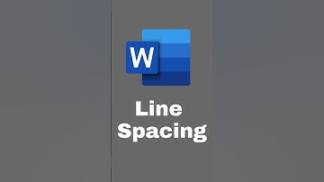 Line Spacing in word