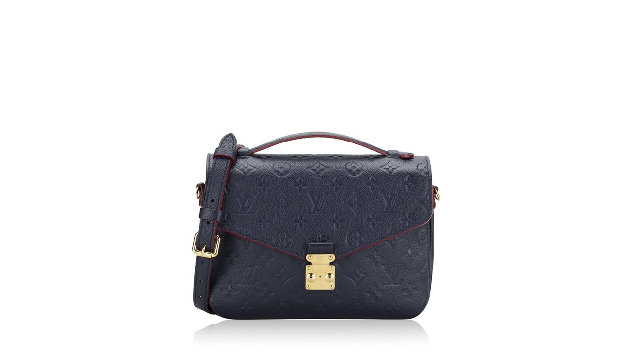 Louis Vuitton Empreinte Pochette Metis in Marine Rouge Crossbody Handbag