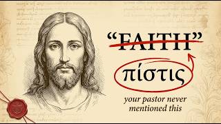 Faith Has A Greek Word Your Pastor Never Mentioned