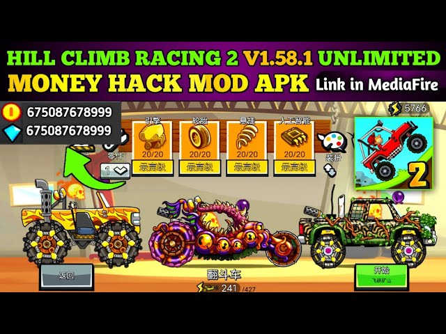 Hill Climb Racing 2 MOD APK 1.55.3 (Unlimited Money) Download