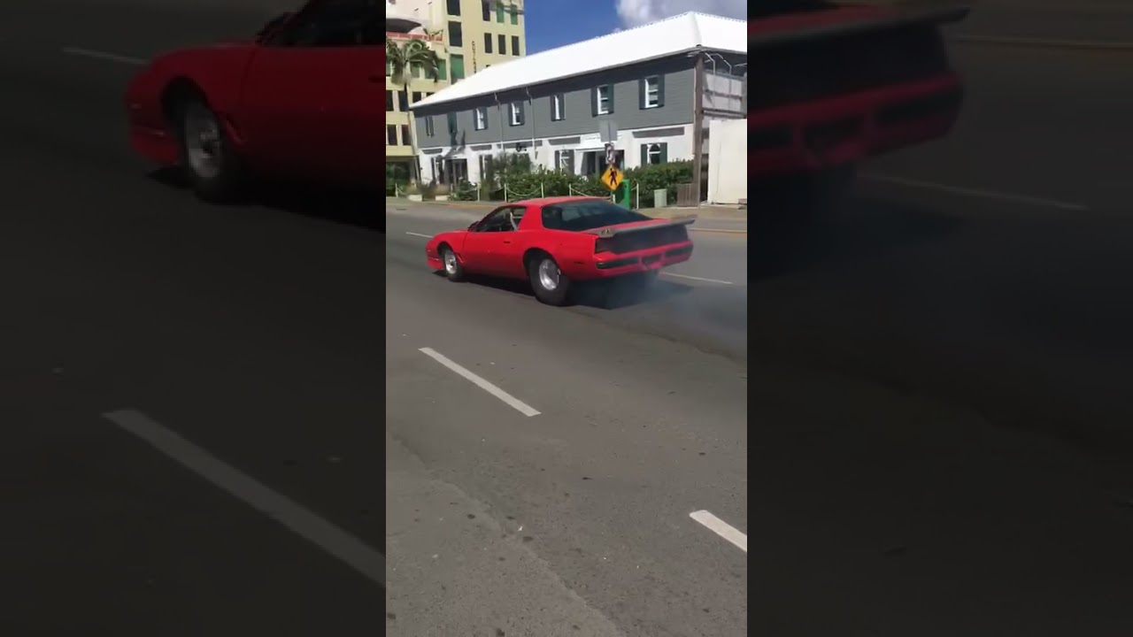 Big block drag N/A Pontiac firebird launch