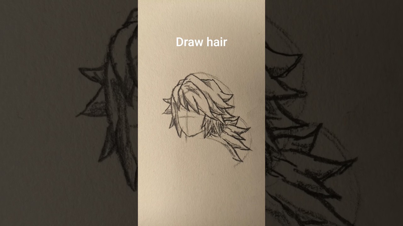 Draw hair 