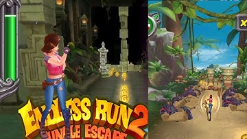 Endless run:Jungle escape 2 -Androidgameplay #meenagameing ( gameplay)
