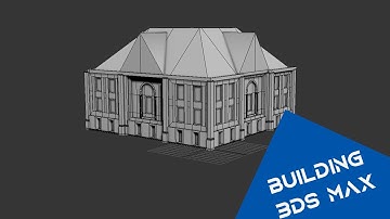 Modeling a building 3ds max tutorial final part