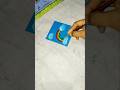 rainbow painting on cardboard | acrylic painting ideas #artshorts #diyart #shorts