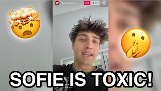 Dom Brack EXPOSED Sofie as a Toxic Girlfriend on Live! 🤯