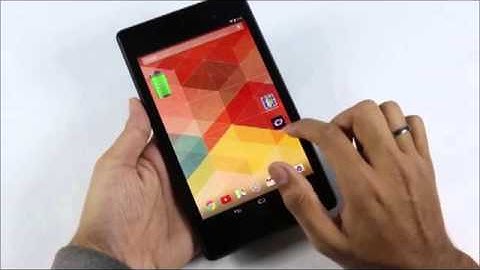 Nexus 7 (2013) - Official Android 4.4 KitKat : Review