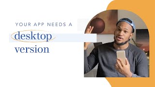 Your app needs a desktop version #clubhouse  #productmanagement screenshot 4