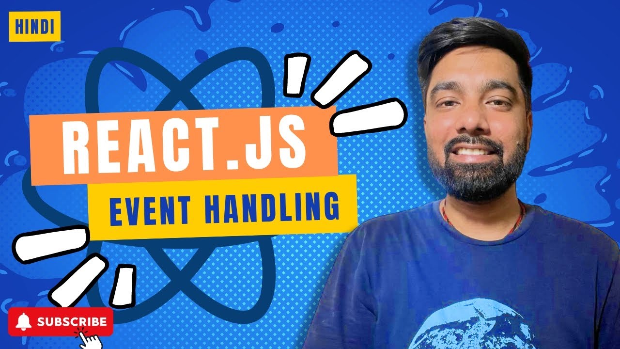 Event Handling in React Hindi - 12 (React Tutorial) - Az Bytes - YouTube