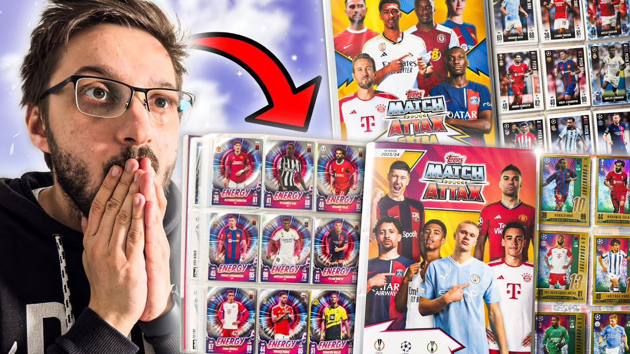TRIPLA ALBUM BEMUTATÓ!💪 I Match Attax + Match Attax Extra! I Topps Match Attax Extra 2023/2024