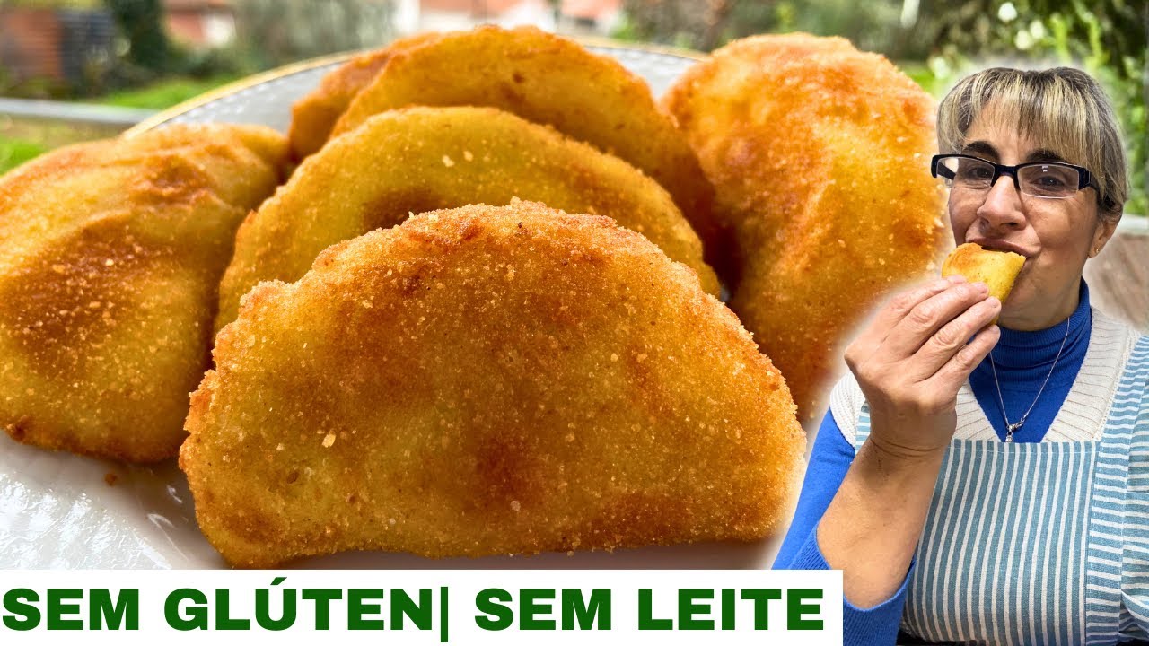 Estaladiços, SEM GLÚTEN e Sem Leite? A MELHOR RECEITA de massa de Rissóis 