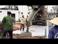 Amazing Concrete Pouring Skills | Satisfying Construction Work