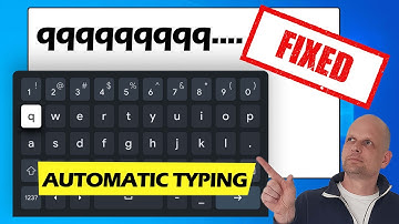 FIX LAPTOP KEYBOARD AUTOMATIC TYPING PROBLEM