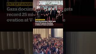 Gaza documentary 'NAZA' gets record 25 minute standing ovation at Venice premiere