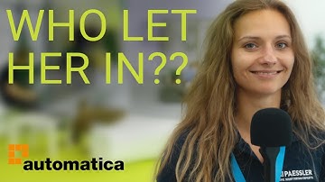 A sales person runs rampant at automatica 2023!