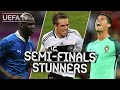 BALOTELLI, LAHM, RONALDO | Classic EURO Semi-finals GOALS!