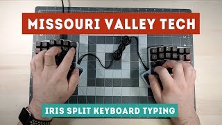 Iris Split Ergonomic Keyboard Sound Test