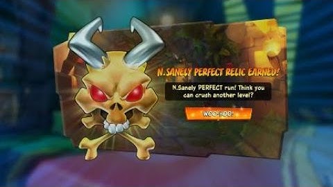 Crash Bandicoot 4 Cortex Castle N.Sanely Perfect Relic