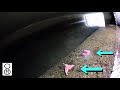 水路の角に鳥のレバーを置いてみた