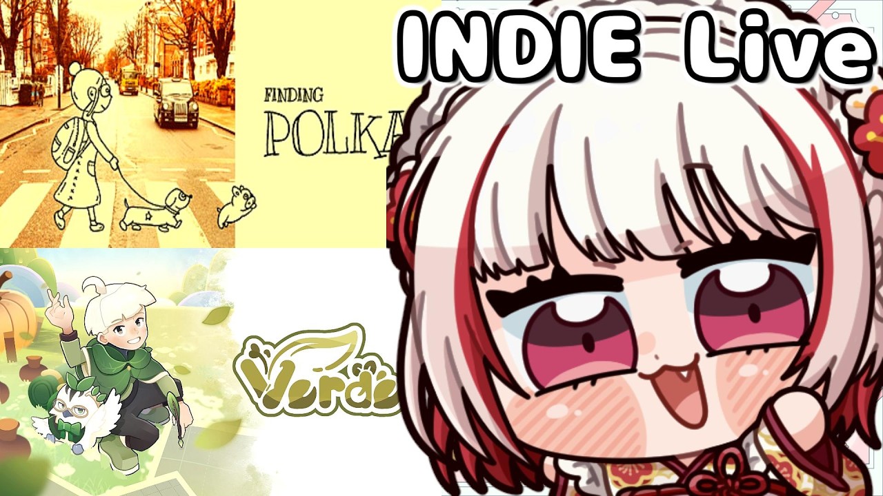 【TEAS INDIES】41: 平日のんびりインディーゲーム実況（Finding Polka / Verde）【抹茶のゲーム実況】