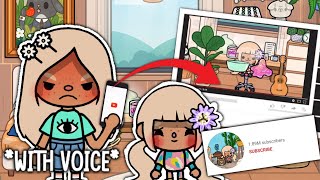 She Is Secretly A Famous YouTuber But Gets Hated On 😭 | *WITH VOICE* 📢 | Toca Boca Family Roleplay