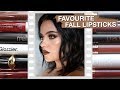 MY FAVOURITE FALL LIPSTICKS 🍂 | Julia Adams