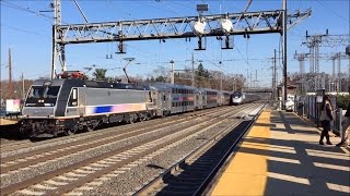 Amtrak & NJT HD 60fps EXCLUSIVE: 12 Hours of NEC Holiday Trains @ Princeton Junction 11/25/2015