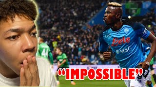 Reacting To Victor Osimhen For The FIRST Time | Skills, Goals & Assists | HD