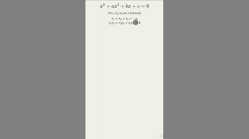 AMC10 Prep: Quadratic and Cubic Equations and Roots (Part 5)
