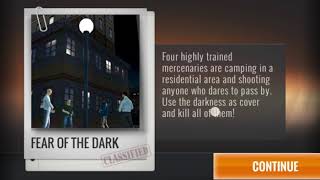how to complete the mission " fear of the dark " in 3D sniper screenshot 4