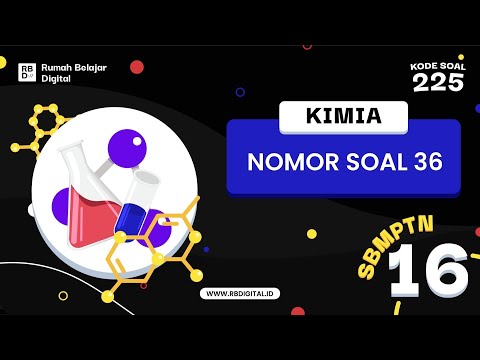 Pembahasan Soal Sbmptn 2016 Kode 225 No 36 Kimia Youtube
