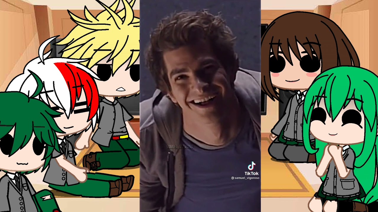 My Hero academia react to Avengers Spiderman part 2 Gacha Club ASAHI-CHAN