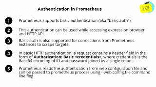 Authentication in Prometheus