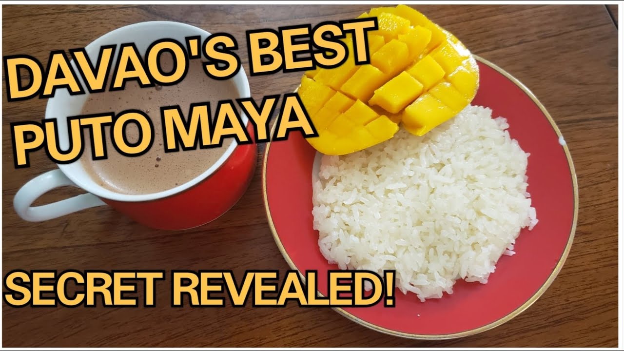 PUTO MAYA HOW TO MAKE THE BEST PUTO MAYA OF DAVAO CITY YouTube